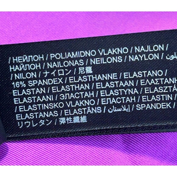 New Hurley Womens Size XS Max Isla Pull On Bikini Top Violet Tropical Print T3 - Picture 10 of 10